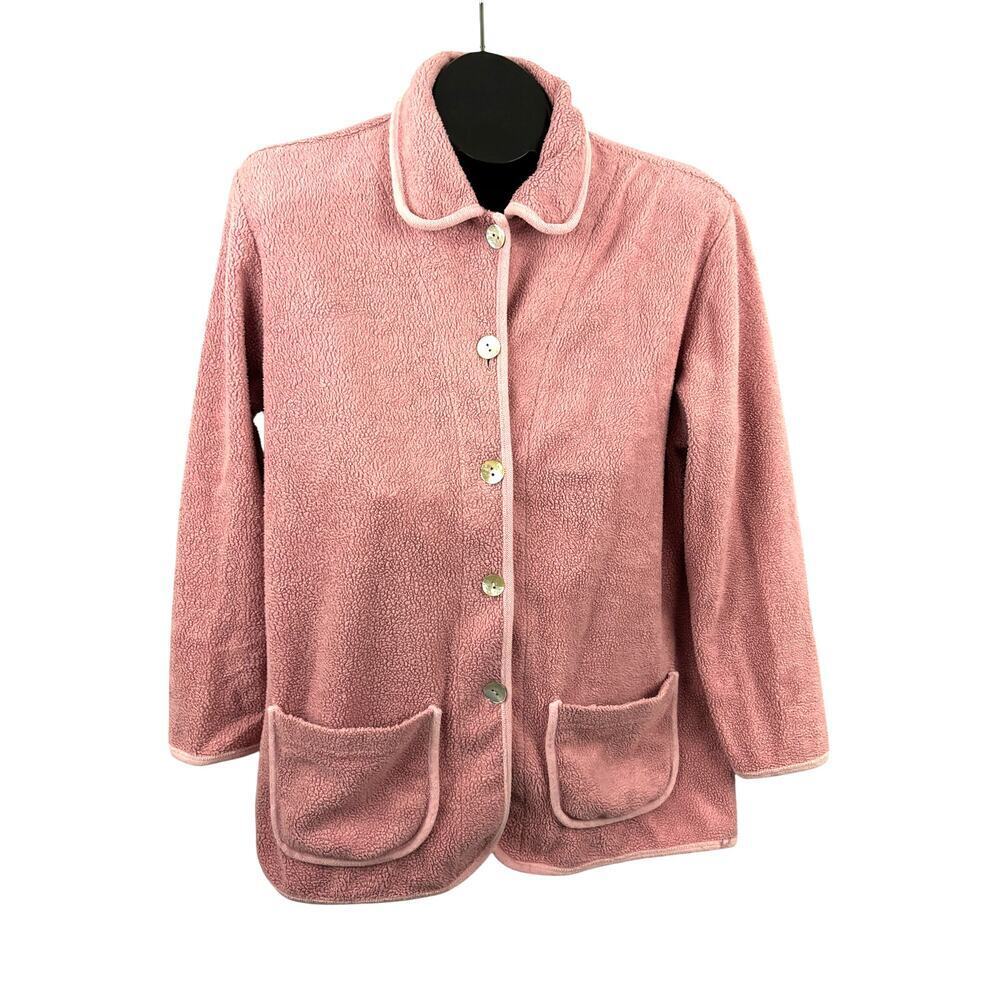 Vintage Ruth Norman‎ Saks Fifth Avenue Coat Jacket MEDIUM Soft Pink